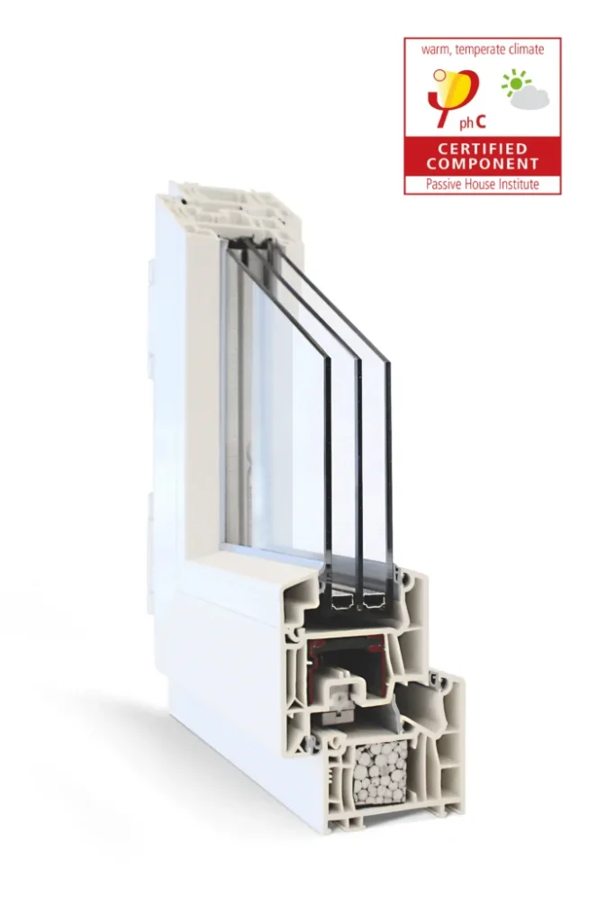Perfil EURO-DESIGN 70 de Rehau - Sistema de ventanas de PVC